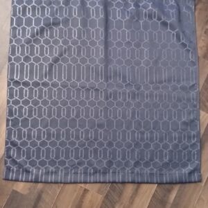 Gray Geometric Patterned Fabric